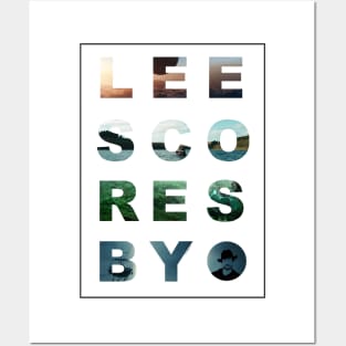 LEE SCORESBY Name Design (white) | His Dark Materials Posters and Art